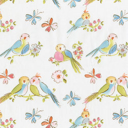 Love Birds Fabric - Fabric
