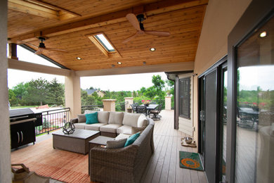 Example of a transitional deck design in Denver