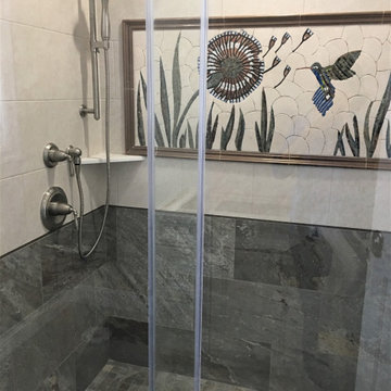 New custom tile and mural