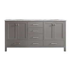 16 Inch Bathroom Vanities Houzz Bay Pierre Vanity Without Mirror Gray 72 Bathroom Vanities And Sink