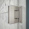 DreamLine Unidoor Lux 30.375" by 30" Frameless Shower Enclosure, Brushed Nickel