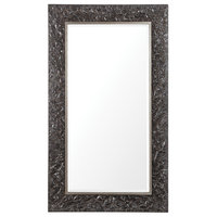 Uttermost Axel Textured Steel Large Mirror