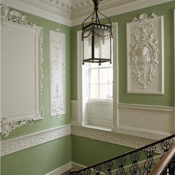 Hall & Stairs in Saxon Green & Clunch
