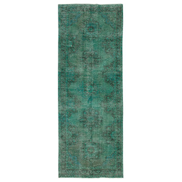 Rug N Carpet - Handwoven Oriental 4' 10'' x 12' 6'' Vintage Runner Rug
