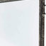 Window Pane Wall Mirror with Distressed Black Metal Frame, 80x80 cm