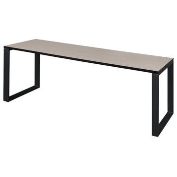Structure 72" x 24" Training Table- Maple/Black