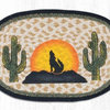 MCoyote Silhouette Printed Oval Sample 10"x15"