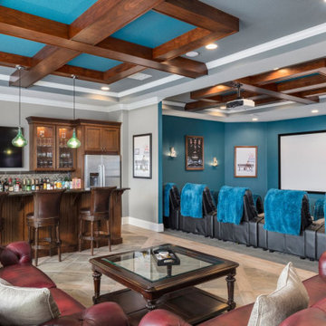 Open Concept Adult Game Room/ Bar/ Home Theater