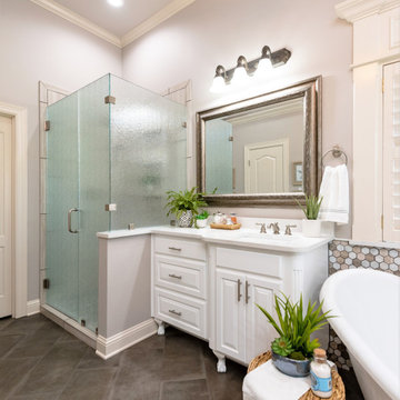 Transitional Master Bathroom Remodel