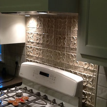 This is a custom, tile backsplash I designed for a client