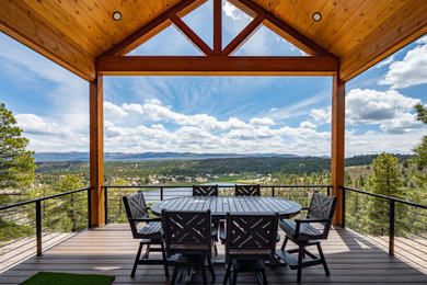 Mountain style deck photo in Salt Lake City
