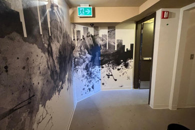 Example of a trendy home design design in Calgary