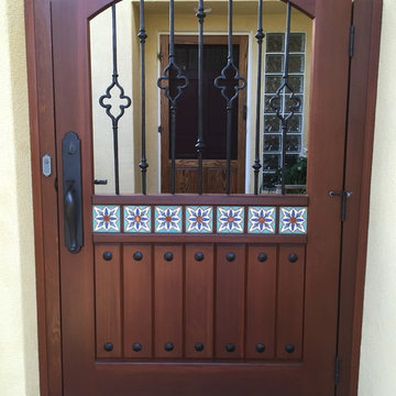 Custom Designer Wood Gate by Garden Passages