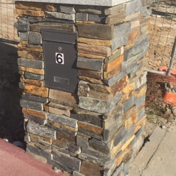 Pentablock DIY Natural Stone Mailbox Kits