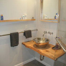 Live Edge White Oak Slab Vanity Top - Bathroom Vanities And Sink Consoles