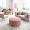 29.9 in. Sofa in Pink