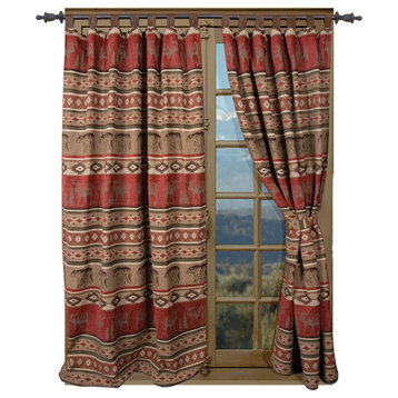 Adirondack Rustic Cabin Curtain Drape Set