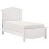 Lexicon Meghan 44 inches Traditional Wood and MDF Board Twin Bed in White