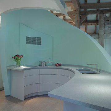 Colourful kitchens