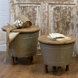 Rustic Meets Refined - Storage Bins And Boxes