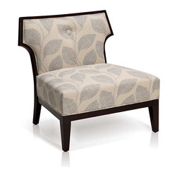 Sydney Leaf-Print Slipper Chair - Armchairs And Accent Chairs