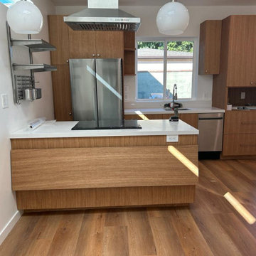 Full Wooden Kitchen Remodel