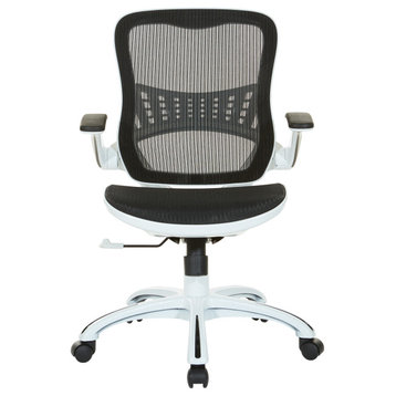Riley Office Chair With Black Mesh, Black