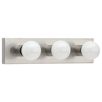 Sea Gull Center Stage 3 Light Wall/Bath, Brushed Stainless