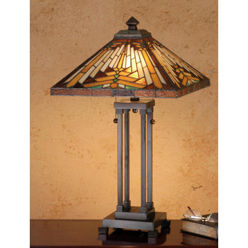 Meyda Tiffany 66230 Stained Glass / Tiffany Table Lamp - Tiffany Glass