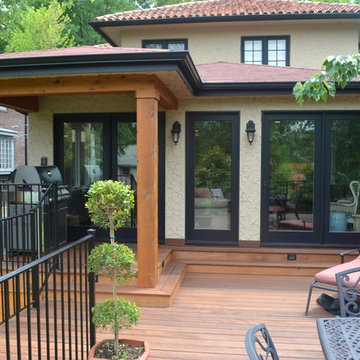 Kitchen & Family Room Renovation with Deck Adddition