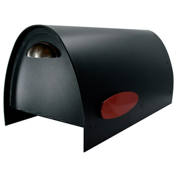 Spira Large Black Mailbox