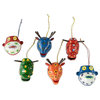 Novica Handmade Colorful Animals Wood Ornaments (Set Of 6)