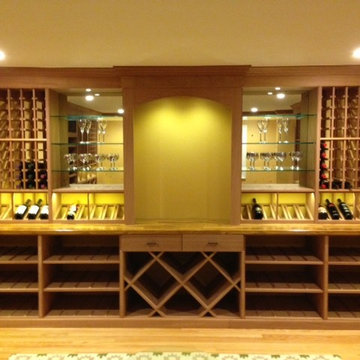 Weston, CT wine cellar