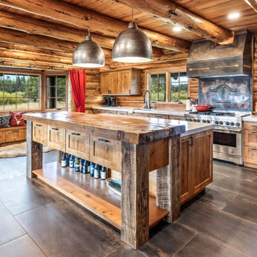 Vandevert Ranch Historic Homestead with NanaWall Aluminum Clad Folding Doors
