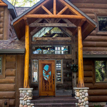 Concrete Log Siding Homes