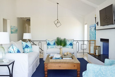 Inspiration for an eclectic family room remodel in Philadelphia