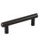 Celeste Bar Pull Cabinet Handle Oil-Rubbed Bronze Solid Steel, 3"x4"