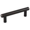 Celeste Bar Pull Cabinet Handle Oil-Rubbed Bronze Solid Steel, 3"x4"