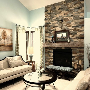 Visiting Room Fireplace