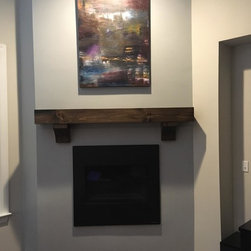 Custom Timber Mantel Pineville NC - Wall Accents