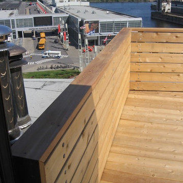 Old Montreal roof deck / patio toiture vieux Montréal
