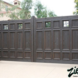 Driveway Gates - Ranch Craftsman - Home Fencing And Gates