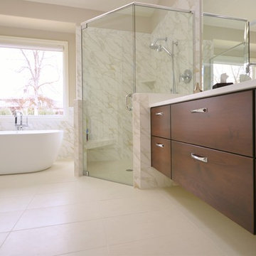 Master bath in Wood Duck