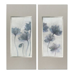 www.essentialsinside.com: prussian grace floral wall art,set of 2 - Artwork
