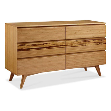 Azara Exotic Tiger 6 Drawer Double Dresser