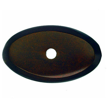 Aspen Oval Backplate - Mahogany Bronze, TKM1438