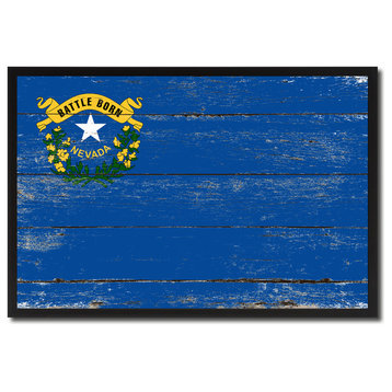 Nevada State Flag Canvas Print, 28"x37"