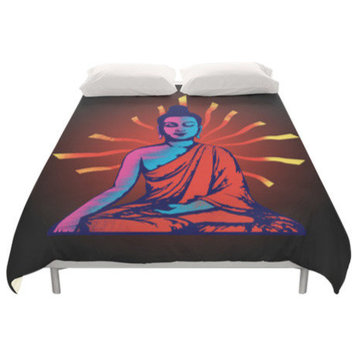 Buddha Om Duvet Cover, Full