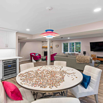 Incredibly Colorful Falls Church Home Remodel