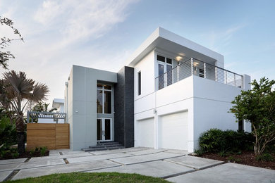 Minimalist exterior home photo in Miami